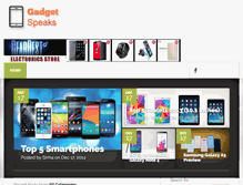 Tablet Screenshot of gadgetspeaks.com